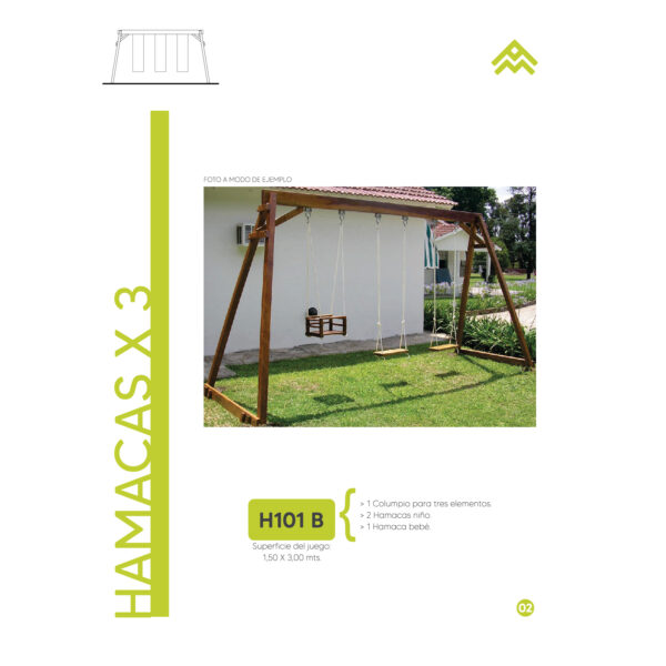 H101 B | Hamacas x3