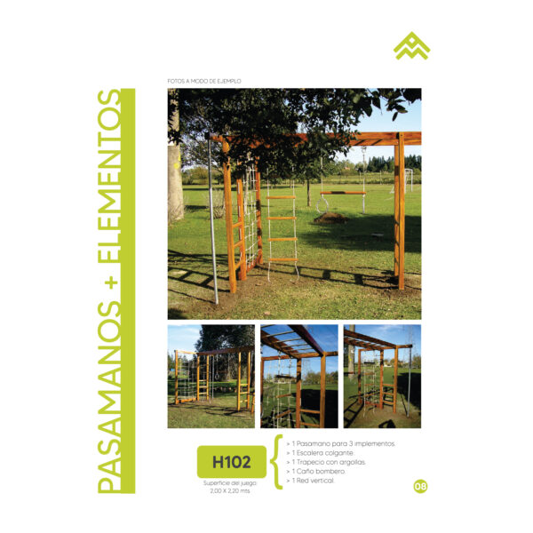 H102 | Pasamanos + elementos